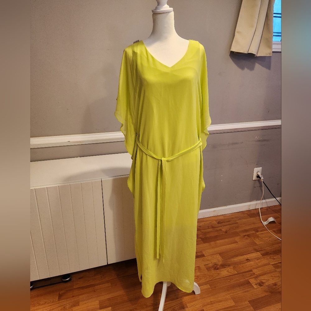 Elegant Lime Green Dress